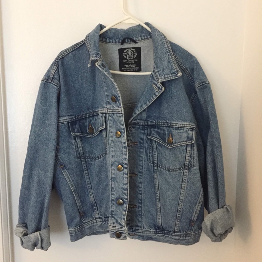 Vintage oversized jean jacket by Monte Carlo